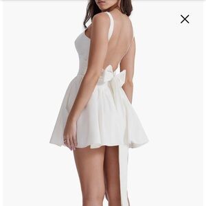 House of CB Florianne dress in ivory